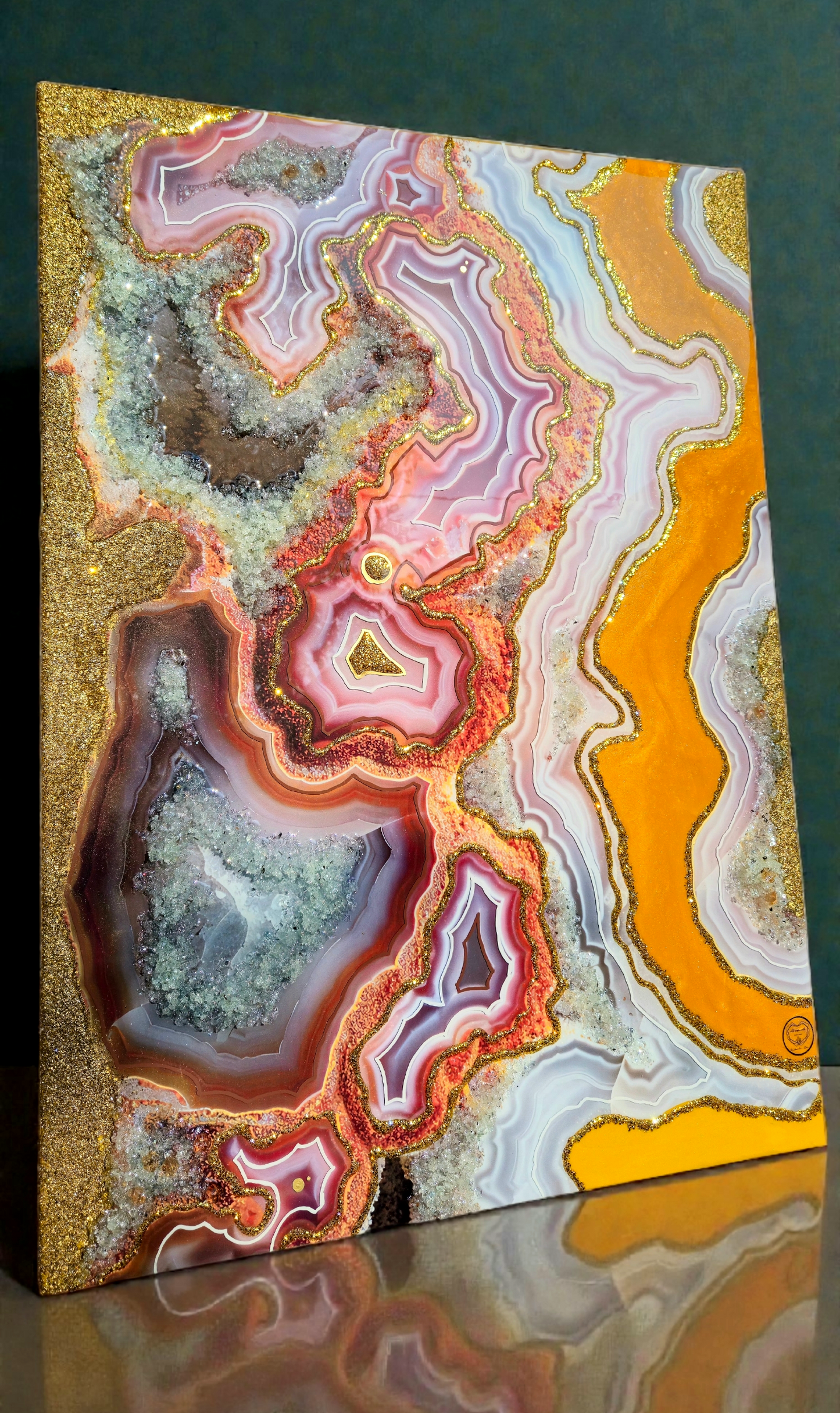 Tablou Agate luxury din rasina epoxidica
